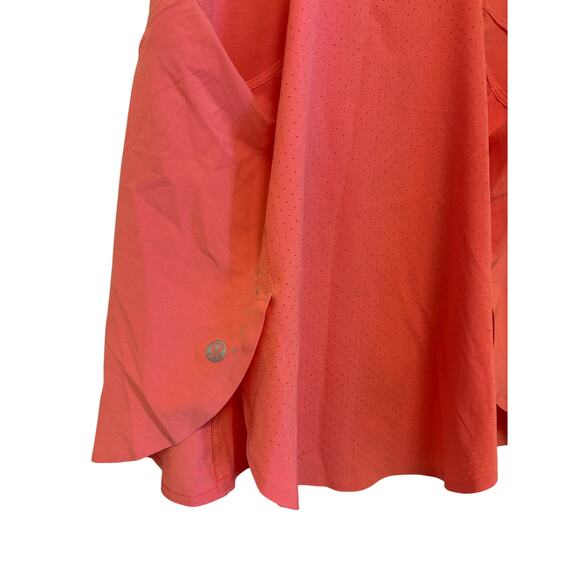 Set of Two(2) Lululemon Lightweight Stretch Run Tanks White/ Rust - Picture 6 of 8